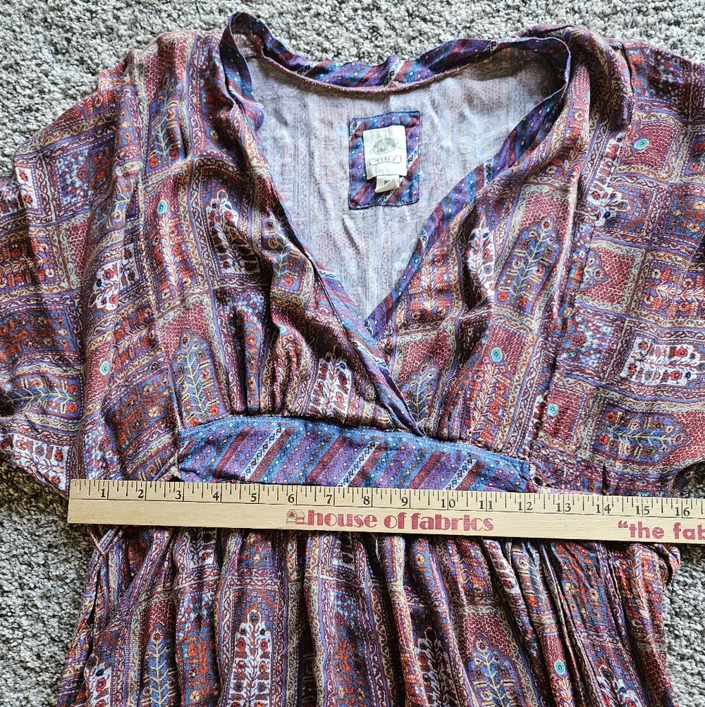 Anthropologie Tiny Omina Kimono Dress Boho Festival Sz Medium - Picture 9 of 10